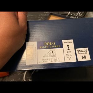 Black Polo Boy’s Sneakers